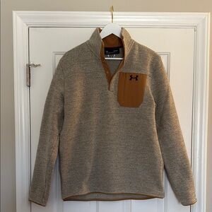Worn Once! Under Armour Men's Brown Sweater